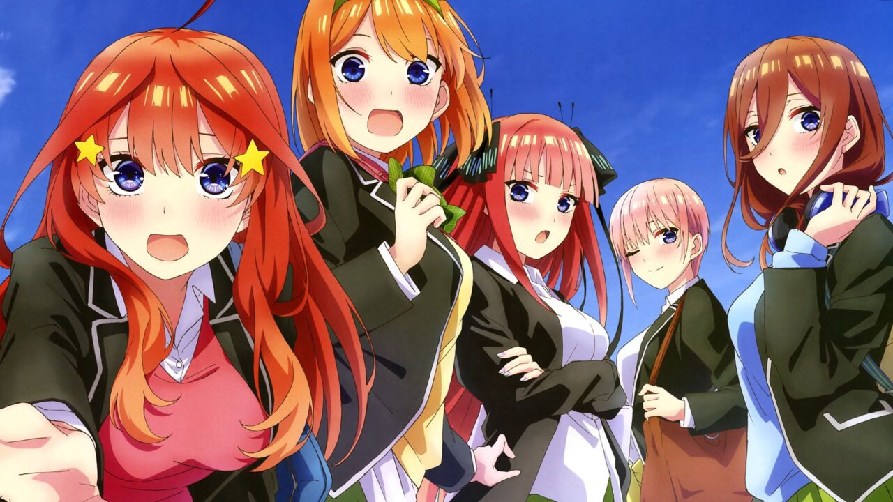 خدعة Gotoubun no Hanayome البصرية: هكذا تبدو التوائم الخمسة في الحقيقة